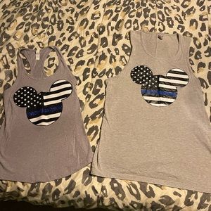 Couples, support the police shirts for Disney! Women’s small, Men’s large.